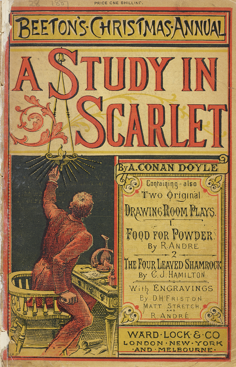 A Study in Scarlet in Beeton’s Christmas Annual, 1887. Oxford University, Bodleian Library.