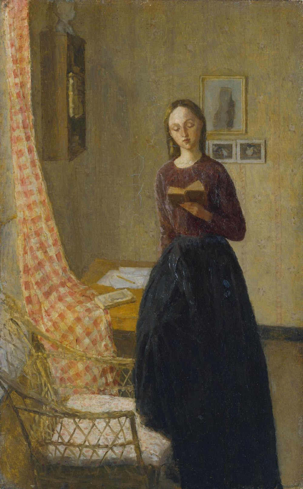 A Lady Reading, by Gwen John, c. 1901. Photograph © Tate  (CC-BY-NC-ND 3.0). 
