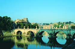 A photograph of the Ponte Sant’Angelo