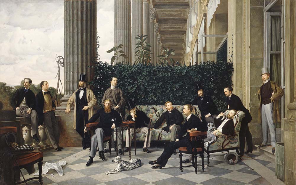 The Circle of the Rue Royale, by James Tissot, 1868. 