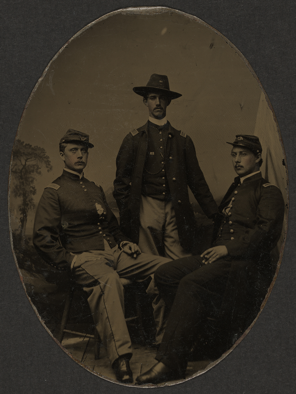 Group shot, officers of the 54th Mass. Colored, 1863. Library of Congress, Prints and Photographs Division, Purchase; William A. Gladstone; 1995.