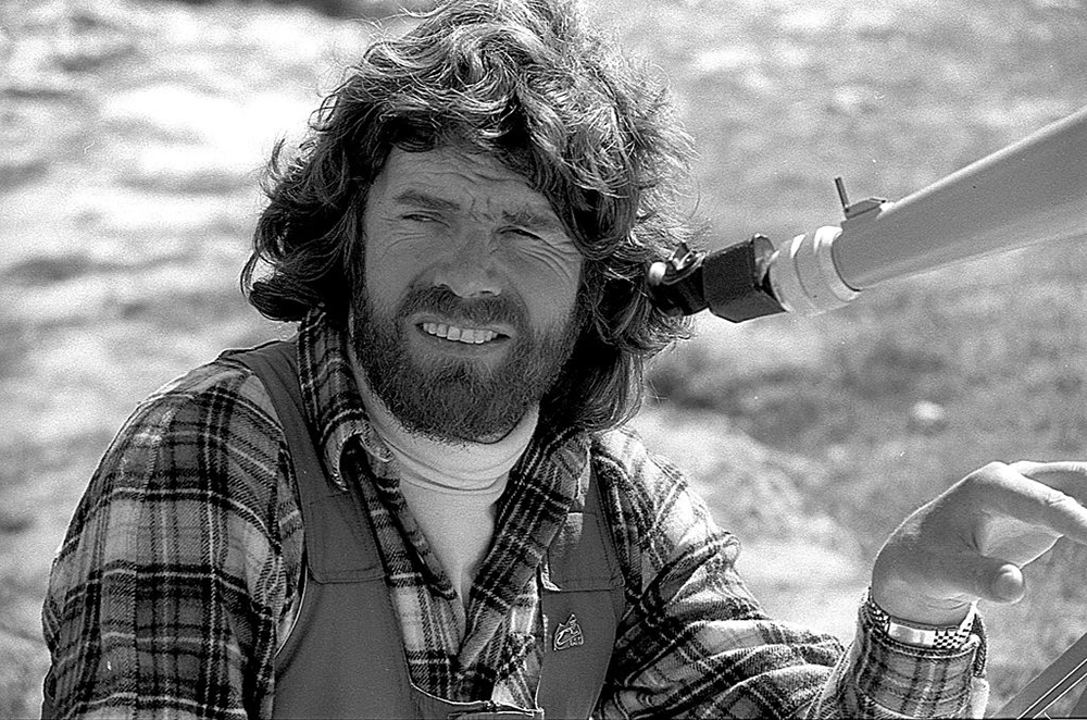 Photograph of Reinhold Messner, Pamirs, 1985, by Jaan Künnap.