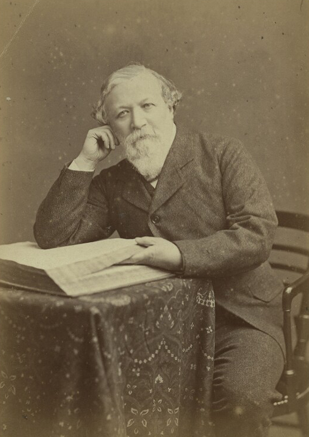 Robert Browning, by Elliott & Fry, 1884. © National Portrait Gallery, London.