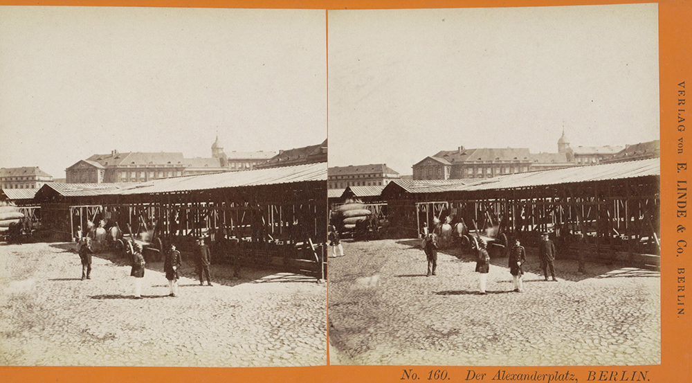 Der Alexanderplatz, Berlin, c. 1890. Photograph by Johann Friedrich Stiehm. Rijksmuseum.