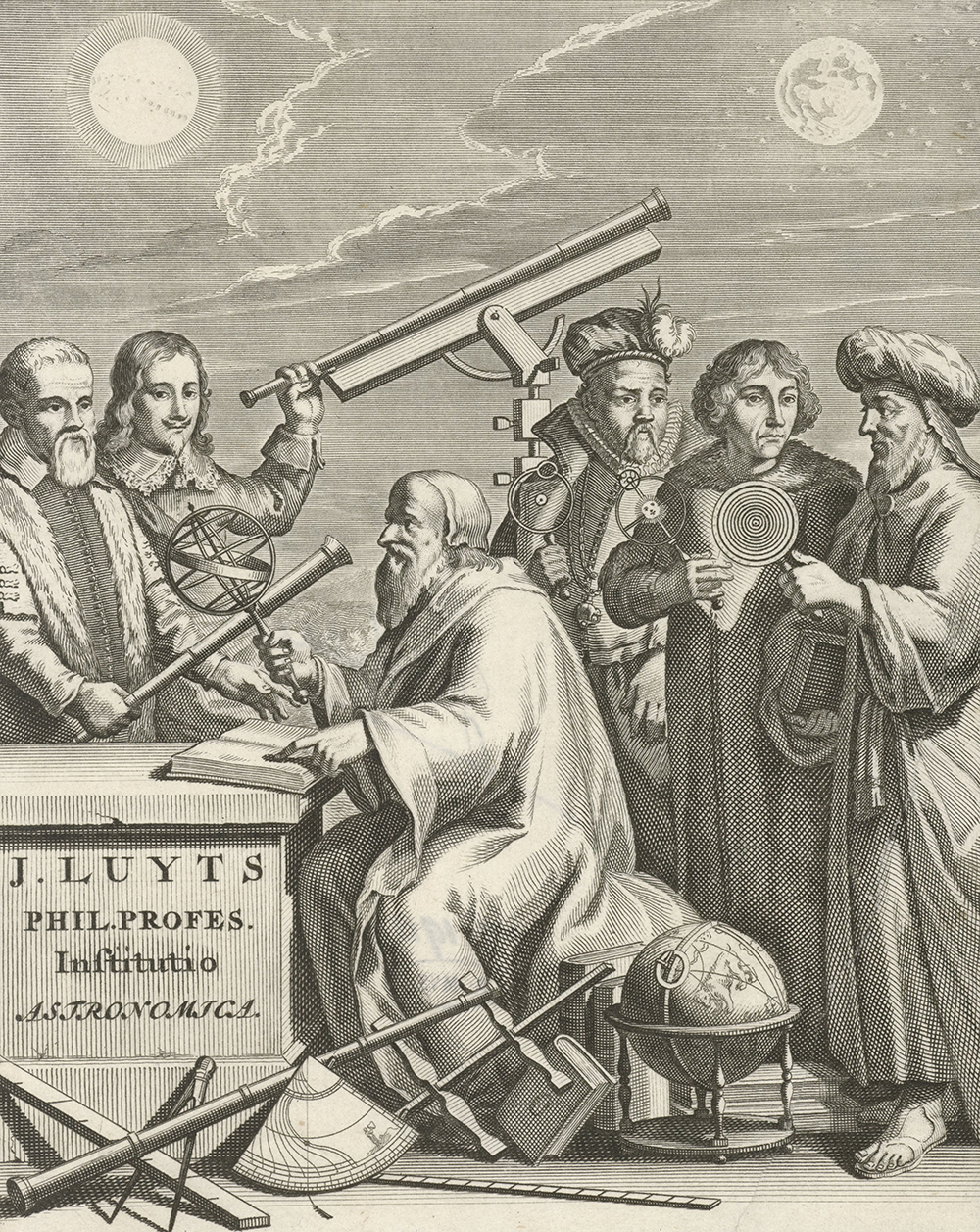 The astronomers, by Joseph Mulder, 1692. Rijksmuseum.