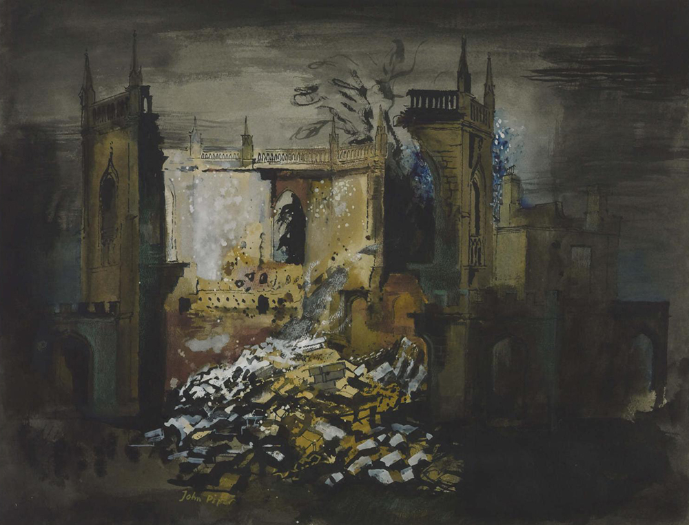 All Saints Chapel, Bath, by John Piper, 1942. Photograph © Tate (CC-BY-NC-ND 3.0).