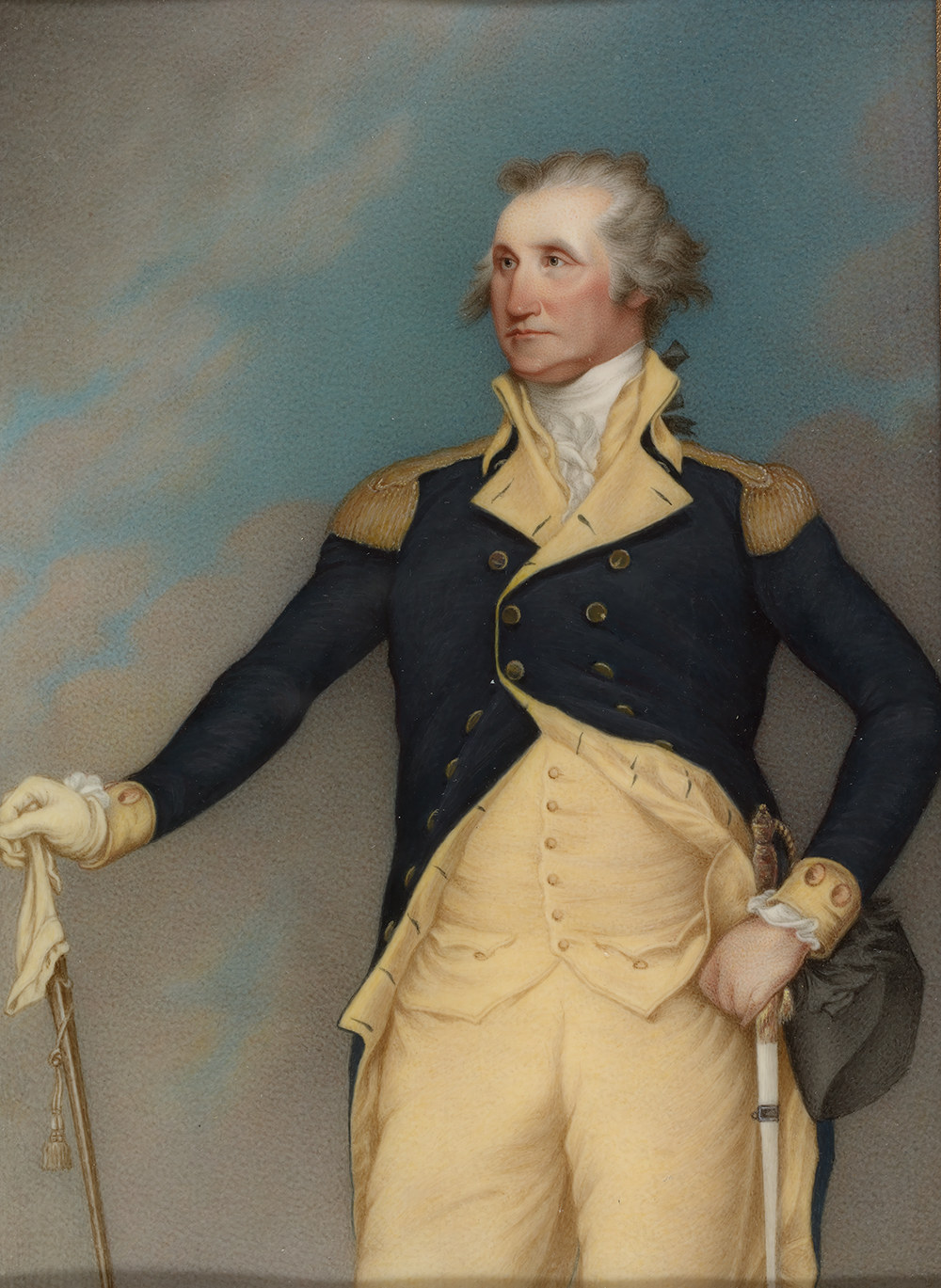 General George Washington, by Henry Brintnell Bounetheau, after John Trumbull, c. 1845. Smithsonian American Art Museum, Gift of Mrs. Henry Du Pré Bounetheau.