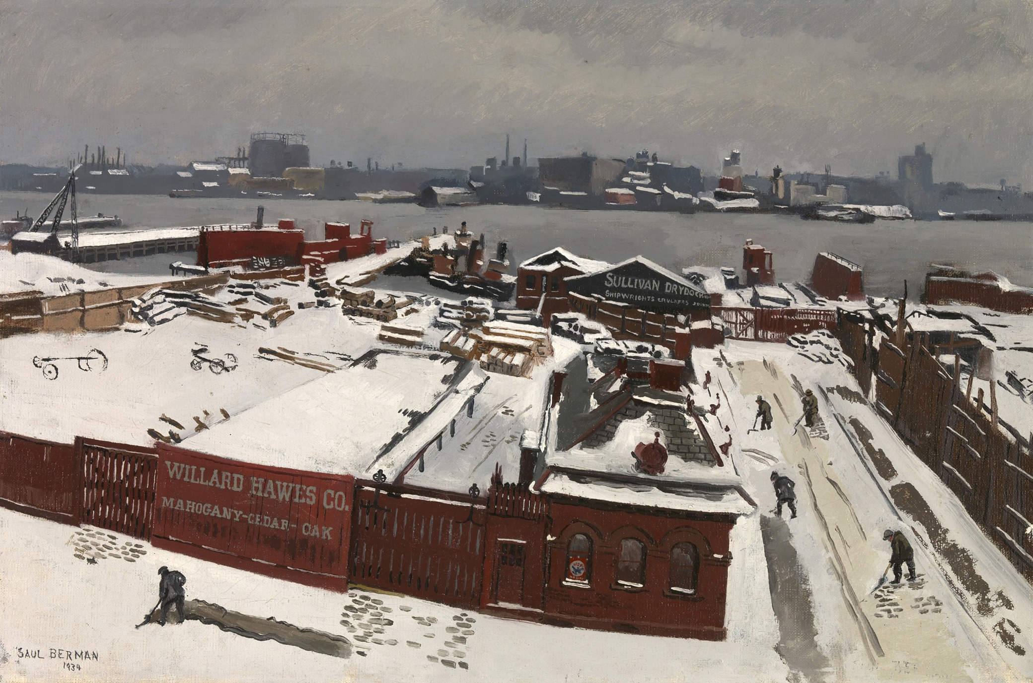 River Front, by Saul Berman, 1934.
