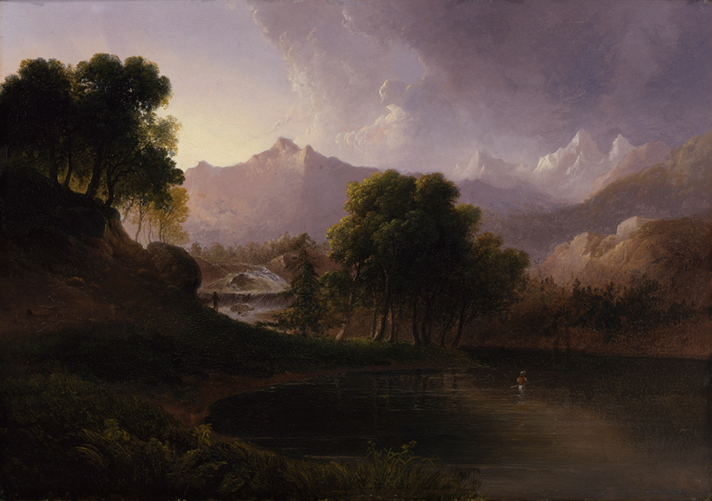 Landscape with Stream and Mountains, by Thomas Doughty, 1833. Smithsonian American Art Museum, museum purchase, 1976.