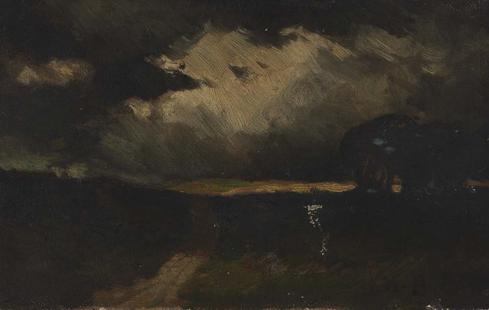 The Storm, by Edward Mitchell Bannister, 1881.