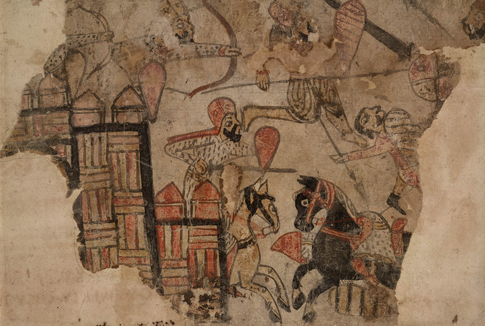 A battle, c. 1200. The British Museum. 