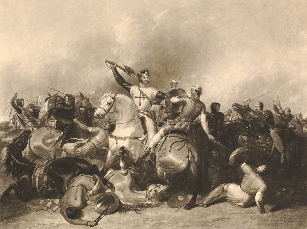 Richard Coeur de Lion and Saladin, by Abraham Cooper and William Giller, 1831. The British Museum.