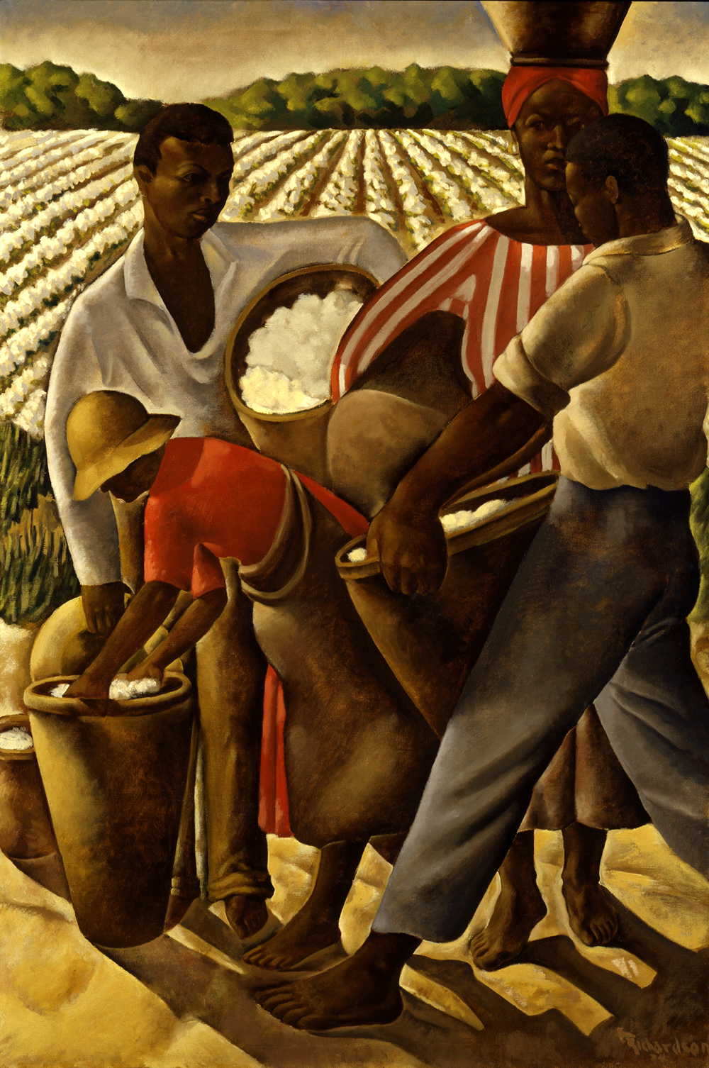 Employment of Negroes in Agriculture, by Earle Richardson, 1934. Smithsonian American Art Museum, Transfer from the U.S. Department of Labor, 1964.