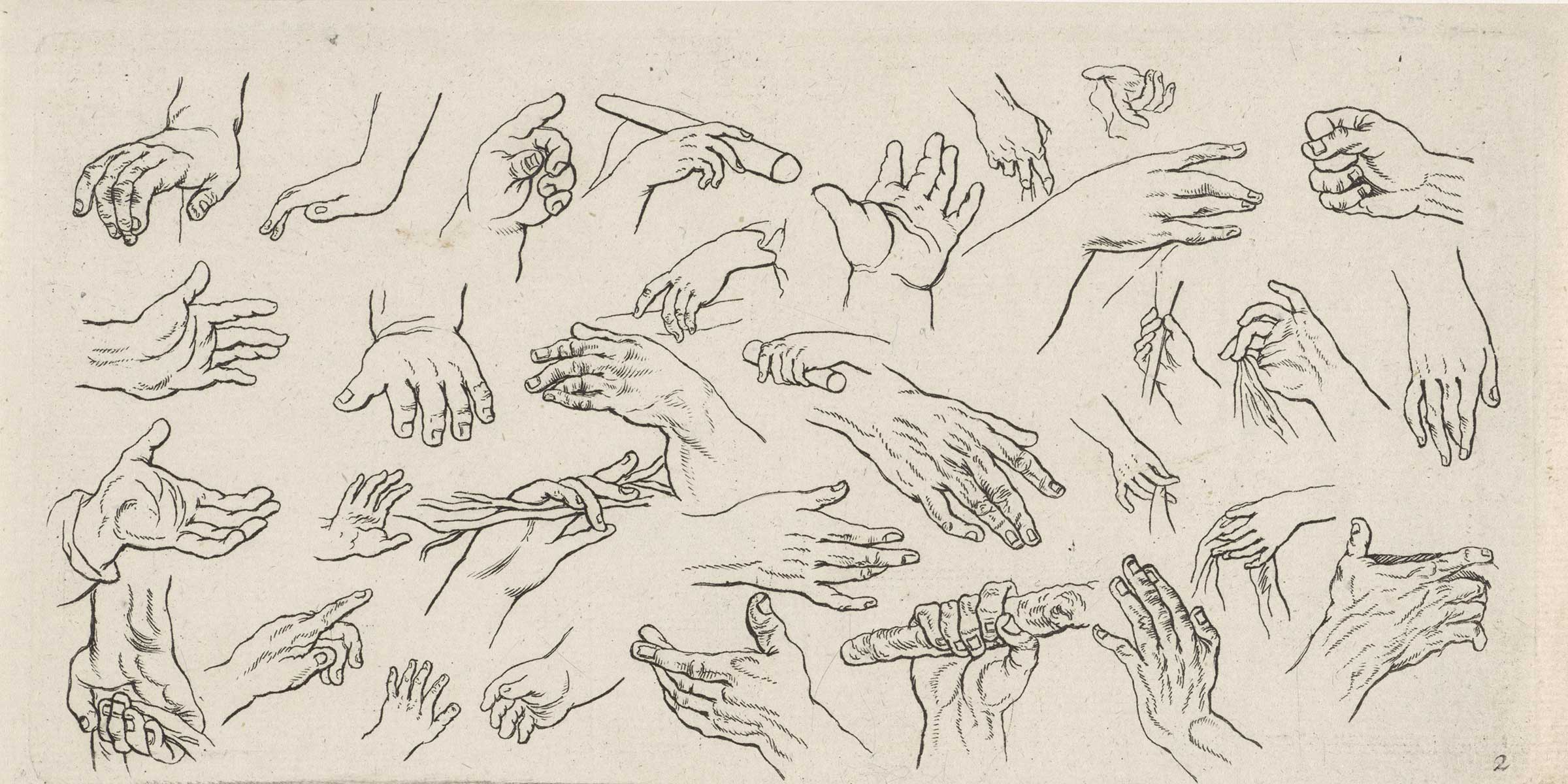 Drawings of hands