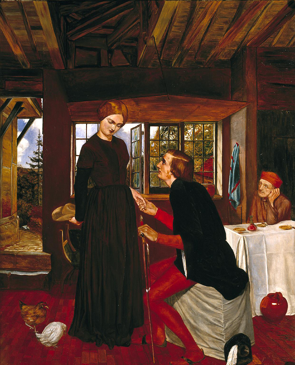 The Proposal, by Frederic George Stephens, c. 1850. Photograph © Tate (CC-BY-NC-ND 3.0).