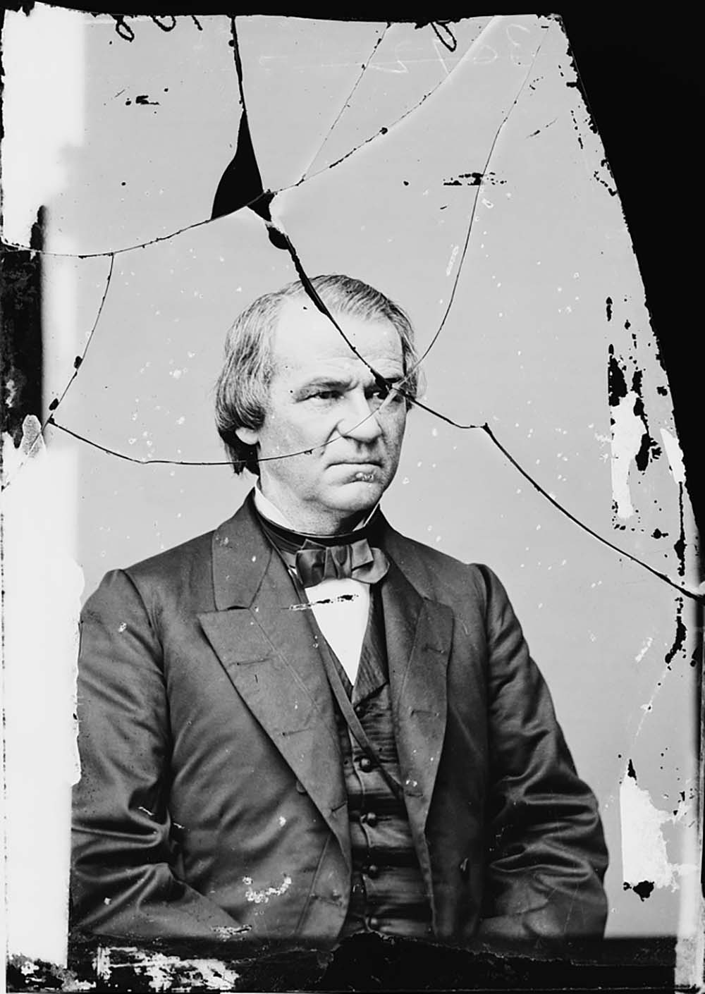 Portrait of Andrew Johnson. 