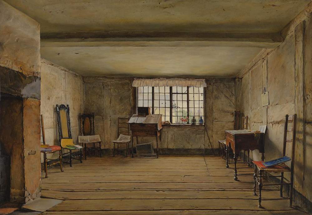 The Room in Which Shakespeare Was Born, by Henry Wallis, 1853. © Tate (CC-BY-NC-ND 3.0).