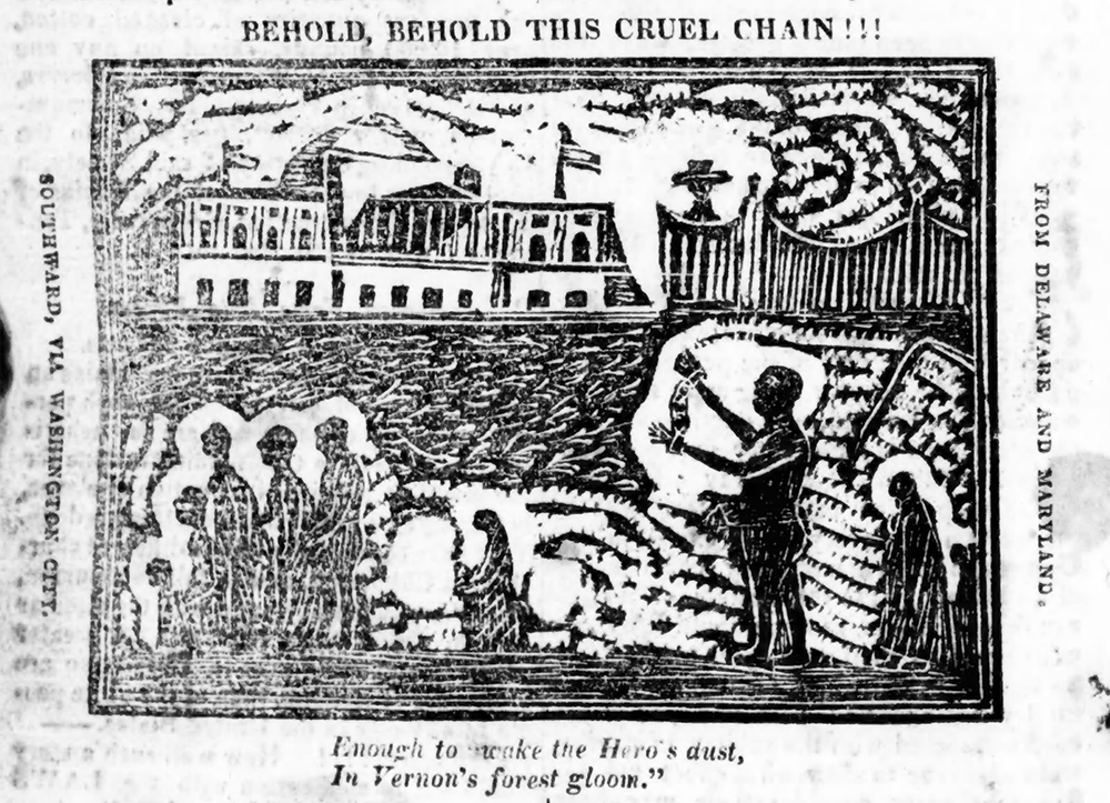 Behold, Behold This Cruel Chain, from Genius of Universal Emancipation, 1823.
