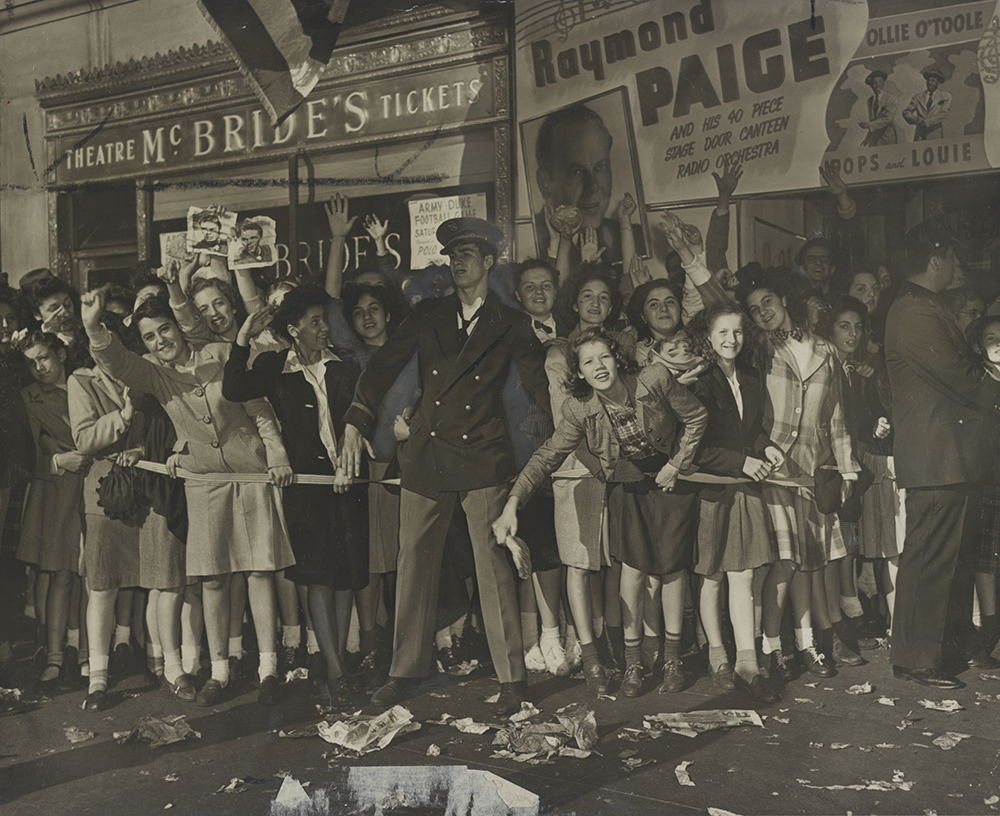 Female fans waiting to see Frank Sinatra, Paramount Theater, New York City, 1944. World Telegram & Sun photograph by Edward Lynch. Library of Congress, Prints and Photographs Division.