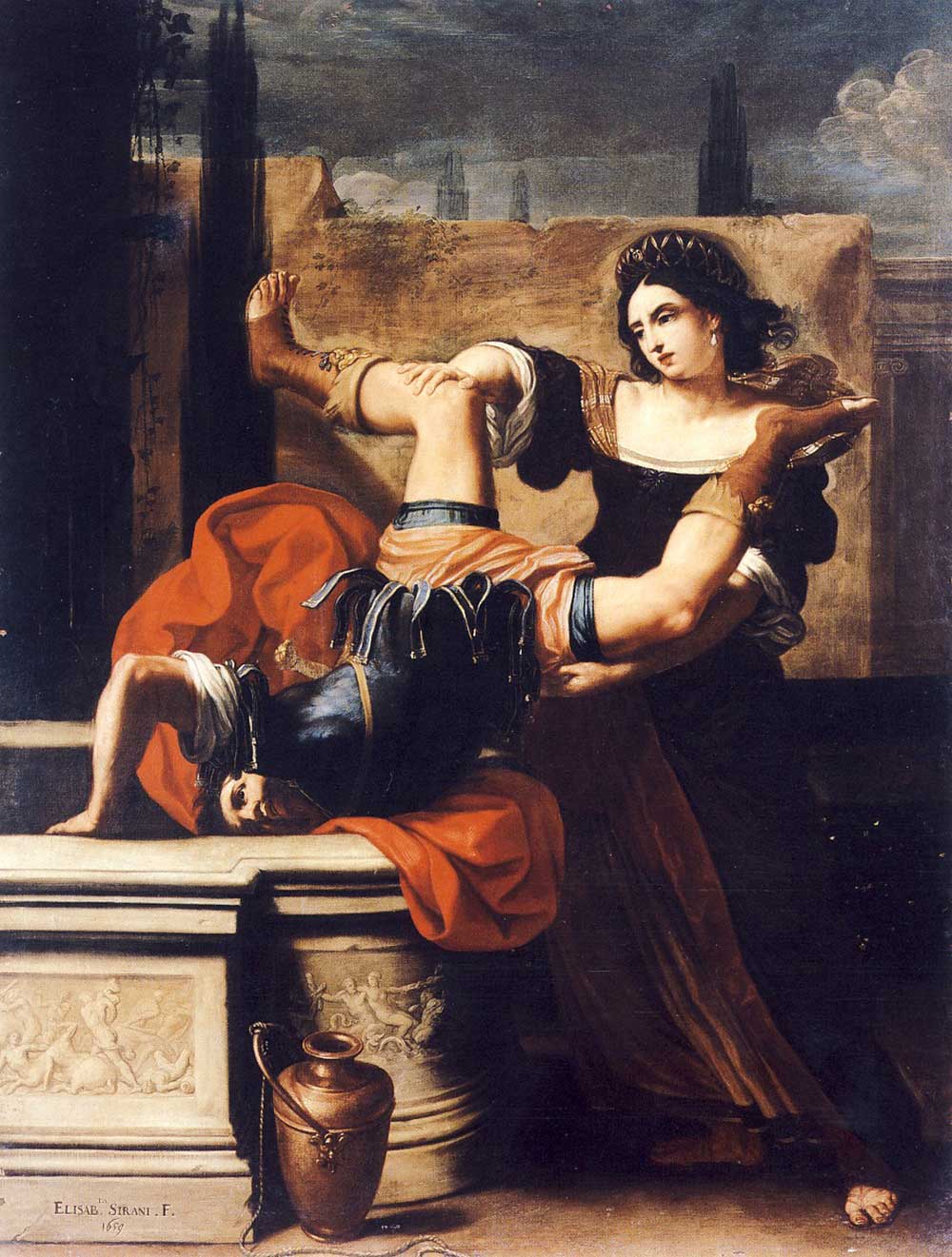 Timoclea Kills the Captain of Alexander the Great, by Elisabetta Sirani, 1659.