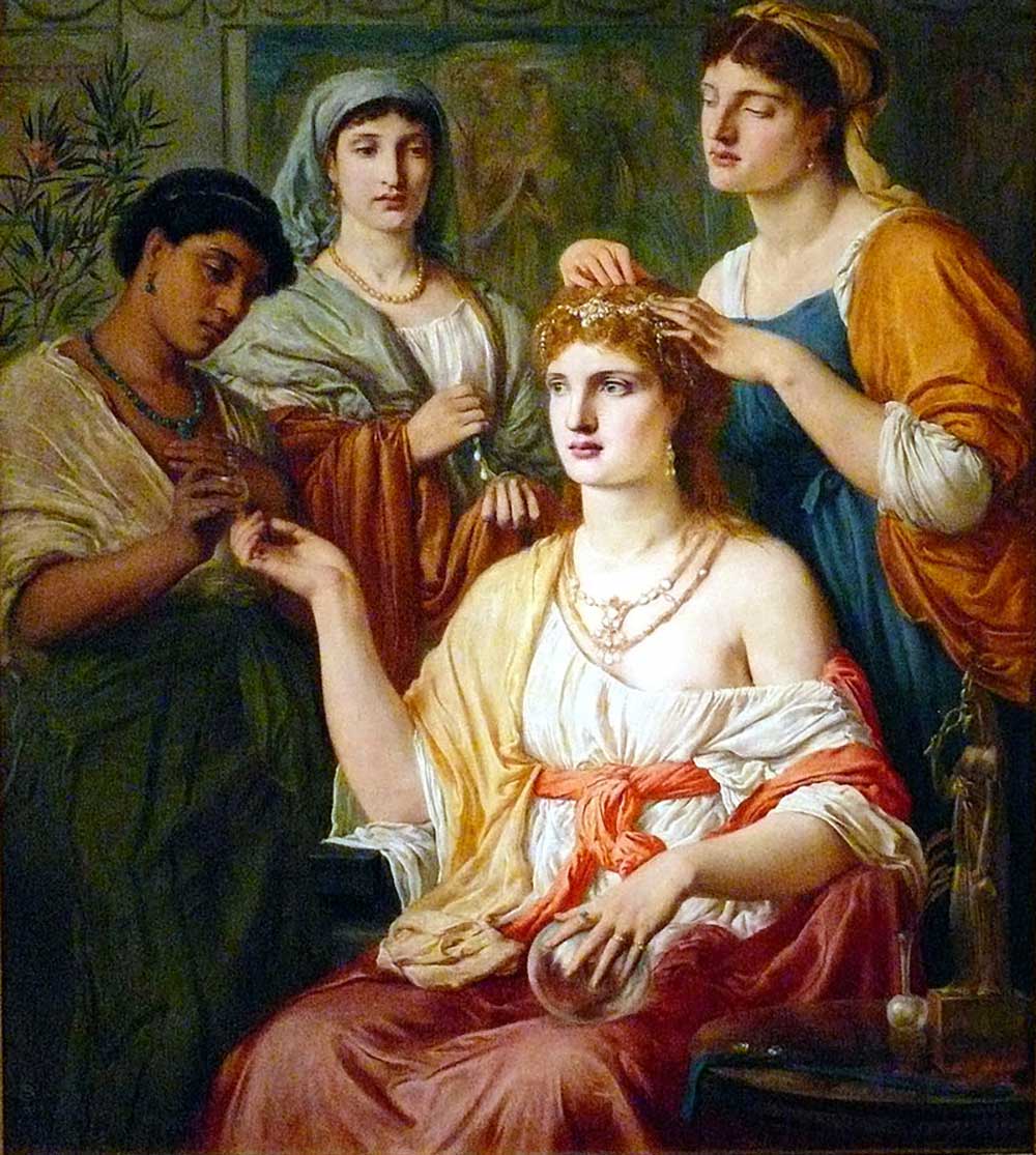 Toilet of a Roman Lady, by Simeon Solomon, 1869.