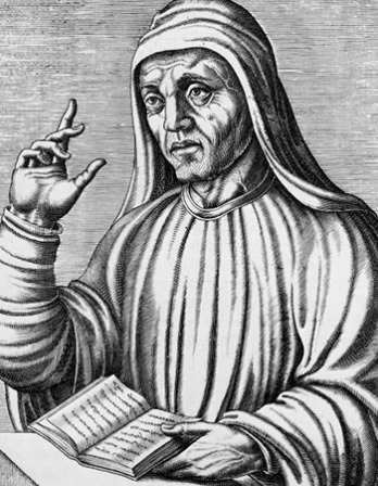 Anglo-Saxon scholar Alcuin of York.