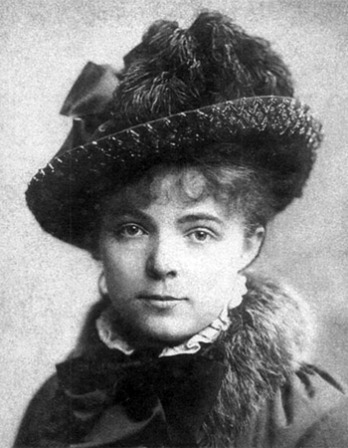 Black and white photograph of Maria Bashkirtseva