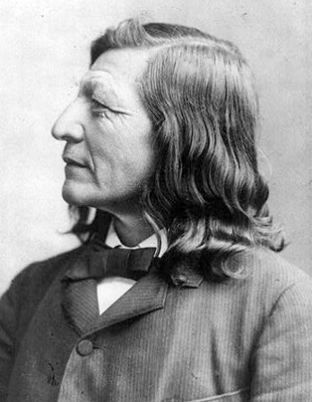 Photograph of Native American author and educator Luther Standing Bear.
