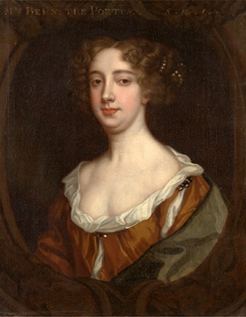  English dramatist, writer, and poet Aphra Behn.