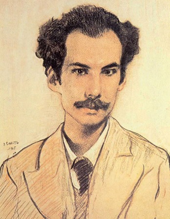 Russian poet Andrei Bely.