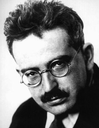 Photograph of German literary critic Walter Benjamin.