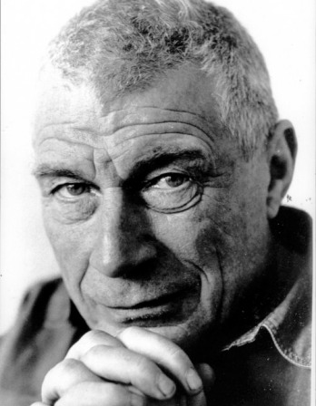 Photograph of English art critic, novelist, and painter John Berger.