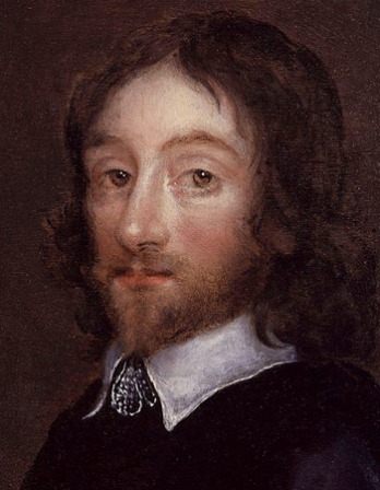 Painted portrait of English physician and author Thomas Browne.