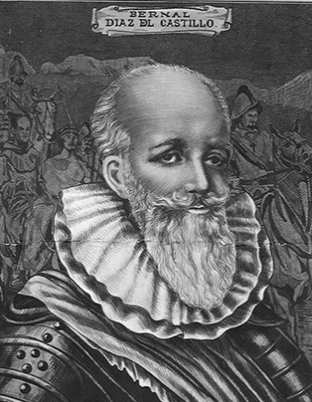 Spanish soldier and author Bernal Díaz del Castillo.