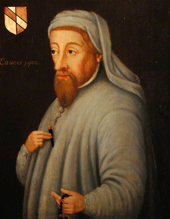 English writer Geoffrey Chaucer.