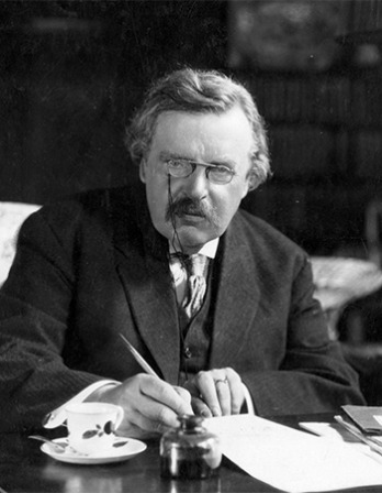 English critic and author G. K. Chesterton.