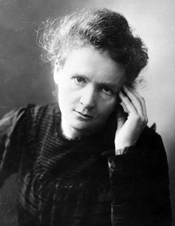 Polish-born French physicist Marie Curie.