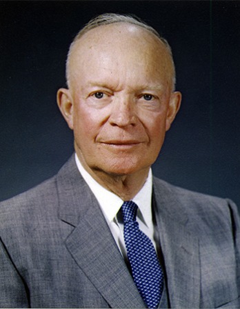 President of the United States and five-star general Dwight D. Eisenhower.