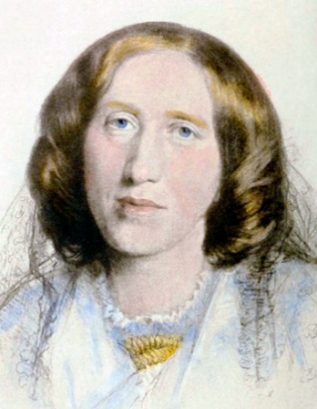 Pastel drawing of George Eliot.