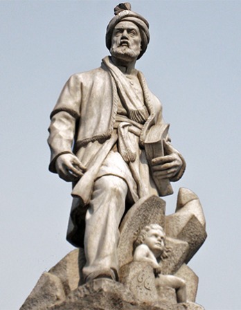 Statue of the Persian poet Ferdowsi.