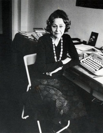 American literary critic and novelist Elizabeth Hardwick.