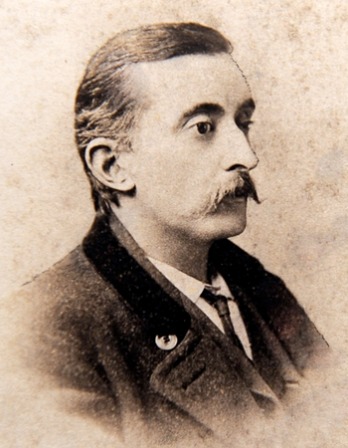 Photograph of American writer and translator Lafcadio Hearn.