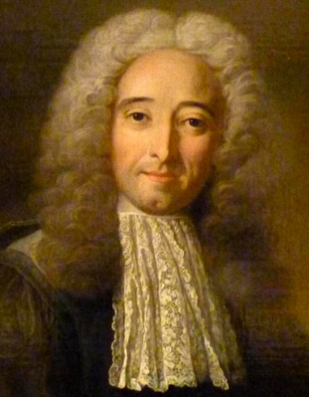 Portrait of French philosopher Claude-Adrien Helvétius.