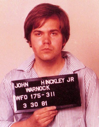 American assassin John Hinckley Jr.