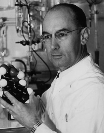 Photograph of Swiss chemist Albert Hofmann.