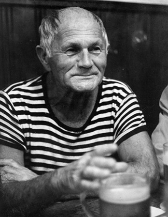 Czech writer Bohumil Hrabal.