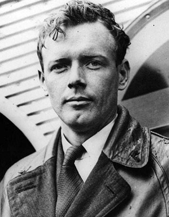 American aviator Charles Lindbergh.