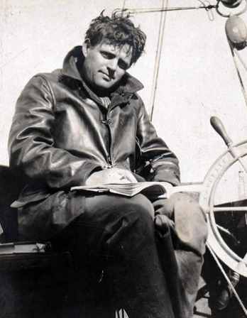 Photograph of American novelist Jack London.