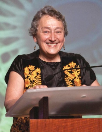 Photograph of American biologist Lynn Margulis.