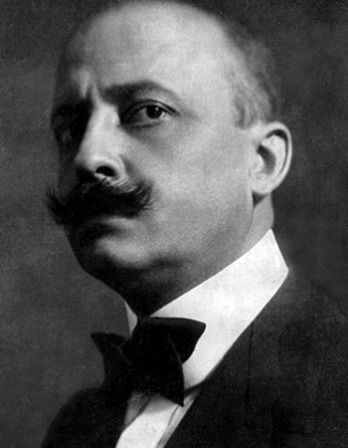 Italian-French author Filippo Tommaso Marinetti.